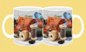 Фоточаша-051-Шев (оранжев сантиметър)