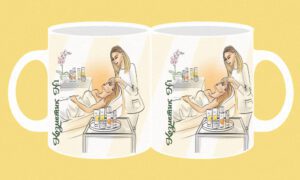 Фоточаша-372-Козметик- козметик +клиент