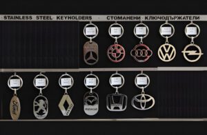 Ключодържатели с марки автомобили от стомана