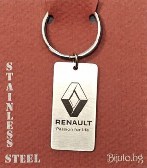 G-27 RENAULT (Рено)-стоманен, гравиран ключодържател с емблемата на автомобила.