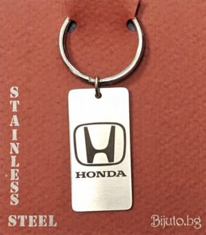G-29 HONDA (Хонда)-стоманен, гравиран ключодържател с емблемата на автомобила.